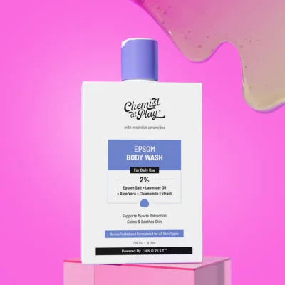 Epsom Salt Body Wash with Lavender Oil & Aloe Vera - 236 ml