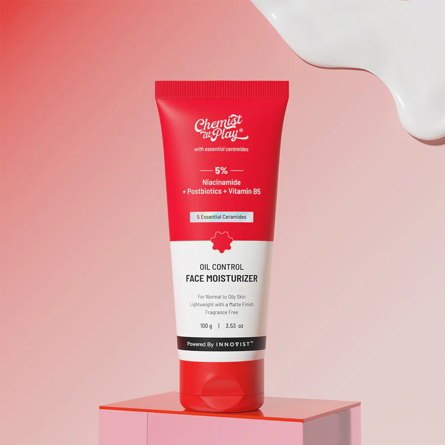 Oil Control Face Moisturizer with Niacinamide & Vitamin B5 - 100 gm